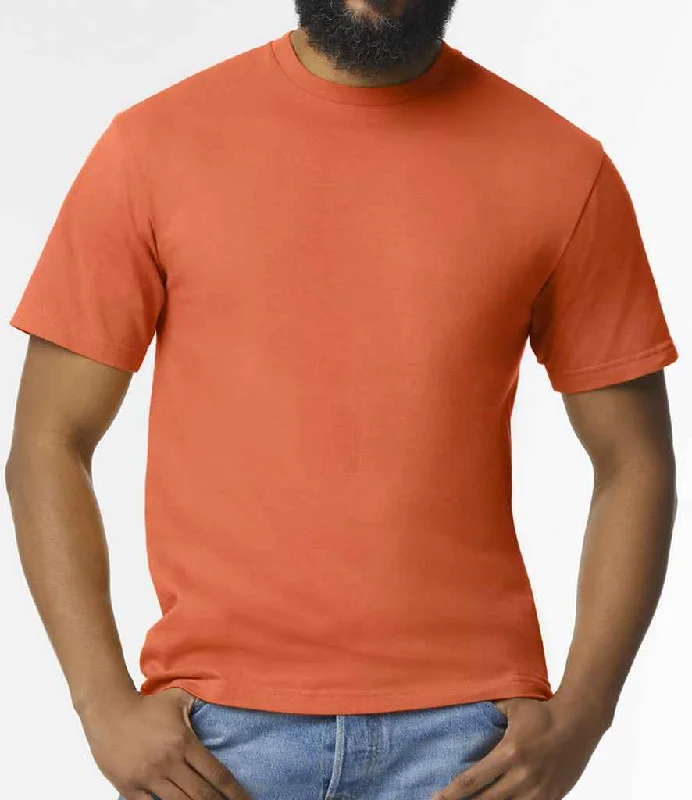 Gildan SoftStyle® Midweight T-Shirt | Orange Cozy Men's Sherpa