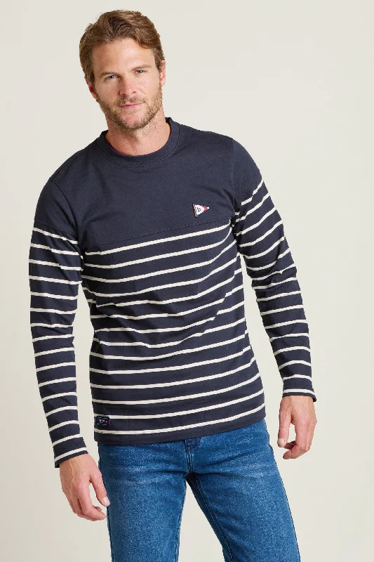 Ls Stripe Tee Organic