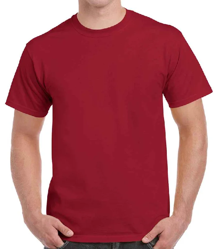 Gildan Ultra Cotton™ T-Shirt | Cardinal Red Laid