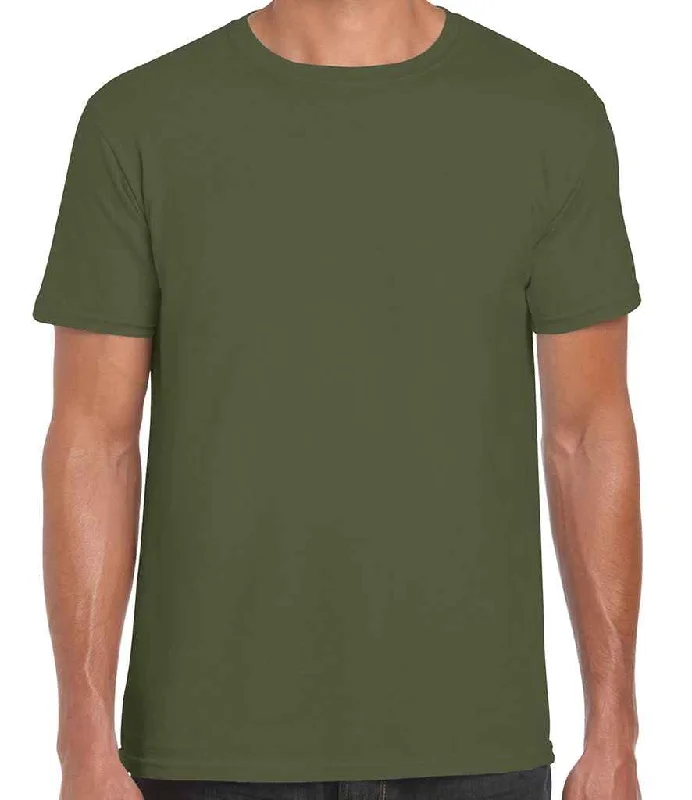 Gildan SoftStyle® Adult T-Shirt | Military Green Monochromatic All