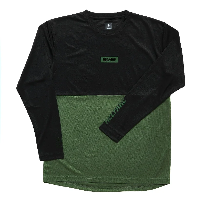 Cadence Long Sleeve Jersey | Olive Minimalist Men's Casual 