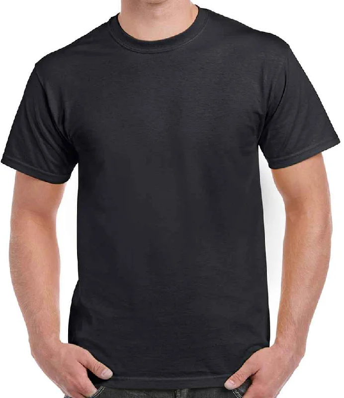 Gildan Ultra Cotton™ T-Shirt | Black Modern Men's Geometric