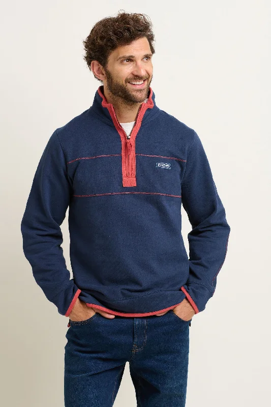 Navy Quarter Zip Sweatshirtshirt Tough Men's Tactical