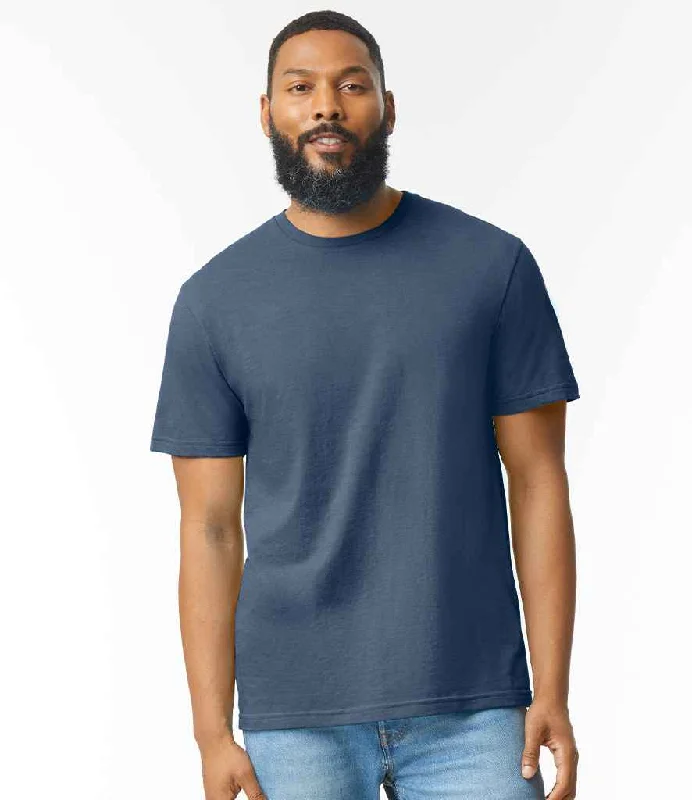 Gildan SoftStyle® CVC T-Shirt | Navy Mist Relaxed Men's Beach