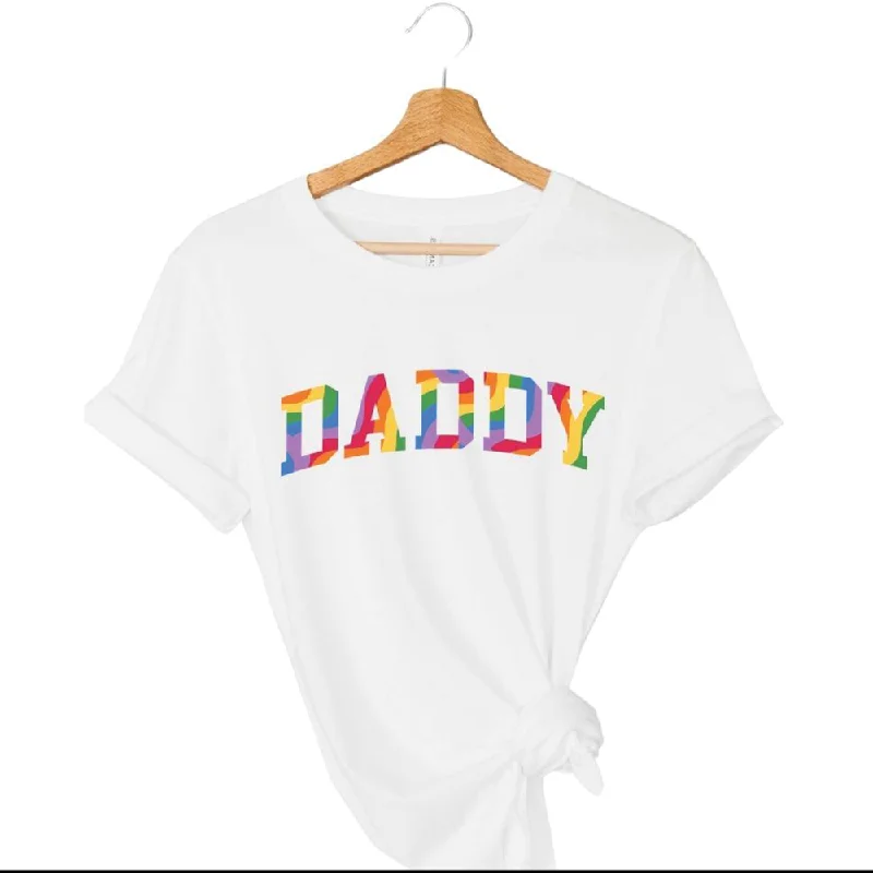 Pride Daddy Rainbow T-Shirt Traditional Men's Country