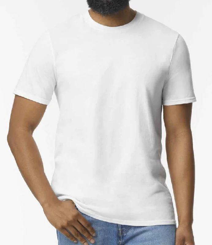 Gildan SoftStyle® EZ T-Shirt | White Sporty Men's Athleisure 