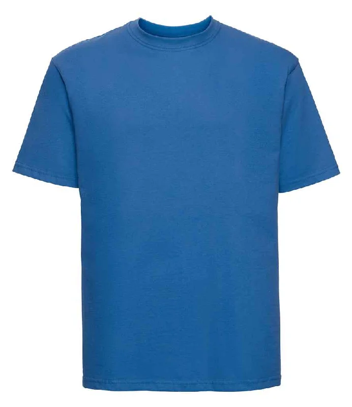 Russell Classic Ringspun T-Shirt | Azure Sleek Men's Metallic