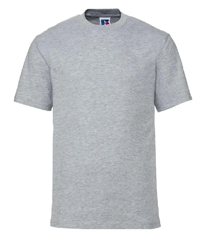 Russell Classic Ringspun T-Shirt | Light Oxford Monochromatic All