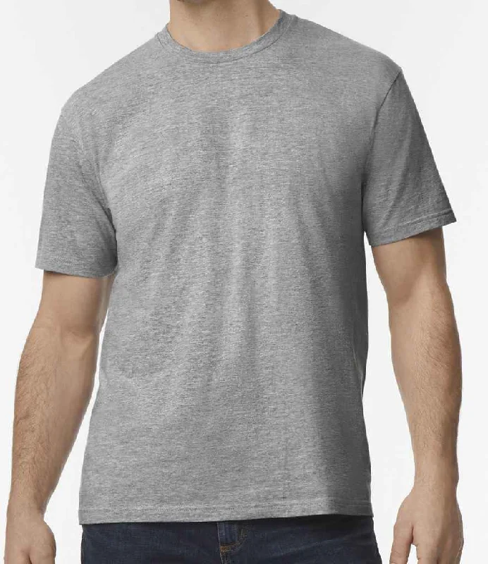 Gildan SoftStyle® Midweight T-Shirt | Sport Grey Refined Men's Classic 