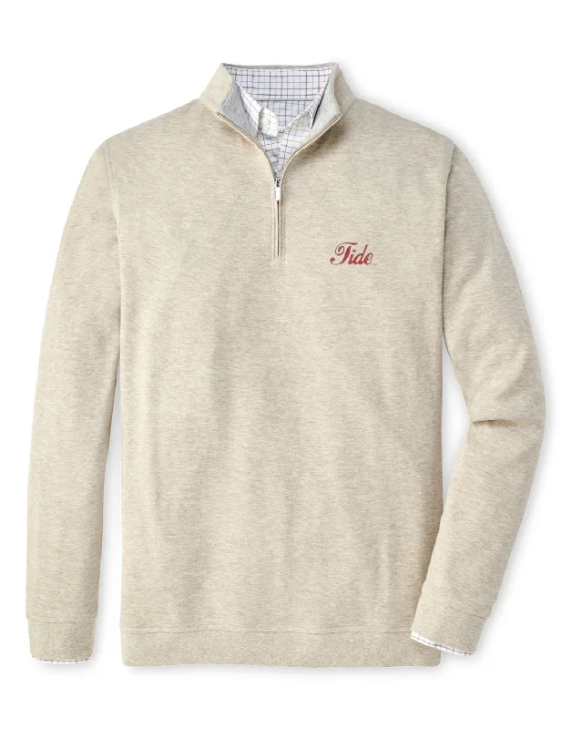 Peter Millar Stone Crown Comfort Pullover (Tide Script) Masculine Men's Thick