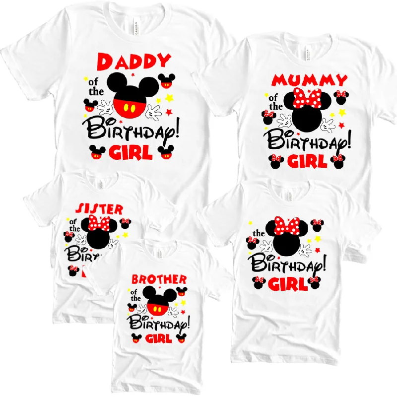 Birthday Girl Celebration Daddy/Mummy & Kid Matching Tees Sleek Men's Metallic