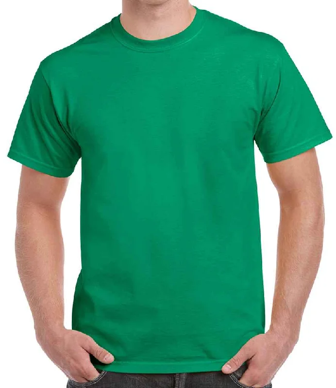 Gildan Ultra Cotton™ T-Shirt | Kelly Green Trendy Men's Scandinavian