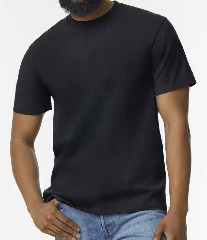 Gildan SoftStyle® Midweight T-Shirt | Pitch Black Sleek Men's Contemporary 