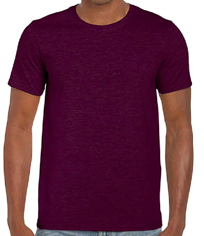 Gildan SoftStyle® Adult T-Shirt | Maroon Trendy Men's Scandinavian