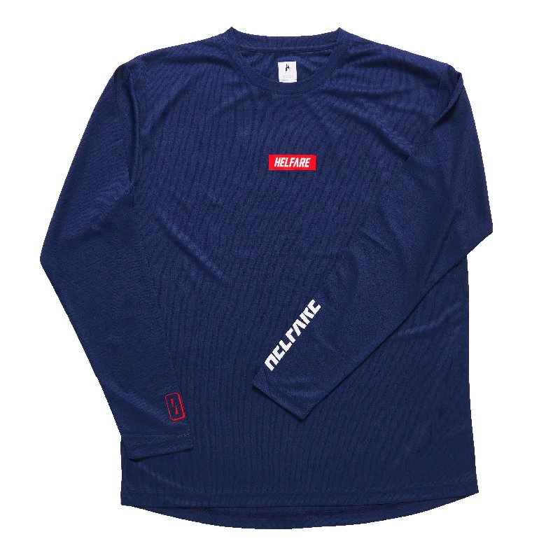 Cadence Long Sleeve Jersey | Navy Streetwear Style