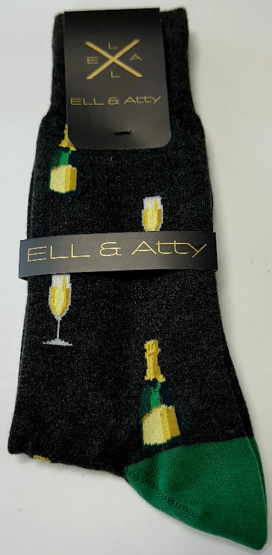 Ell & Atty Dress Socks - Champagne Vacation