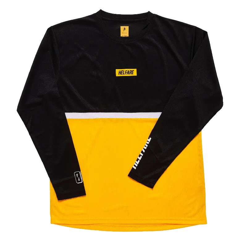 Cadence Long Sleeve Jersey | Yellow Elegant Men's Cashmere