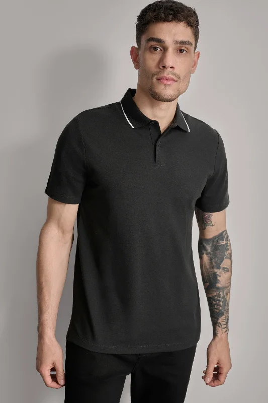 Core Pima Cotton Pique Polo Sporty Men's Athleisure 