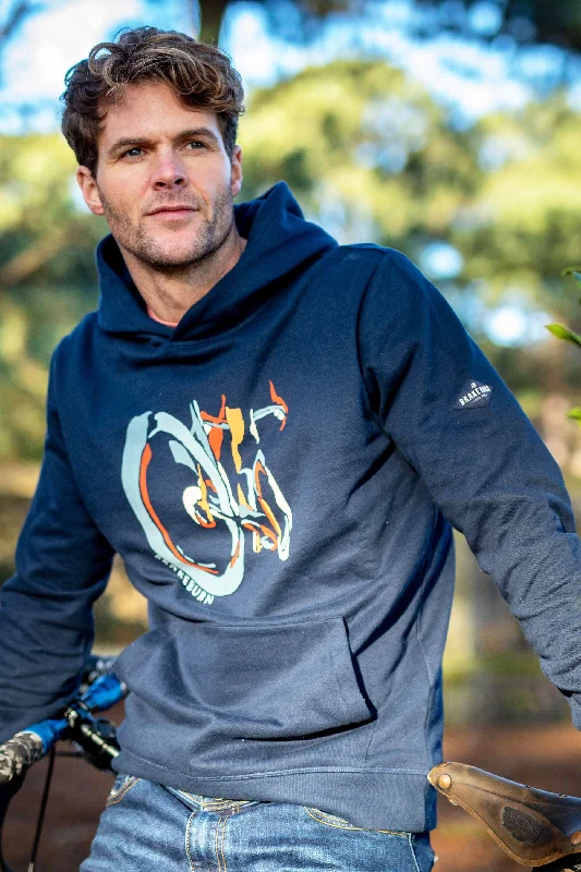 Bike Hoodie Casual Men's Short