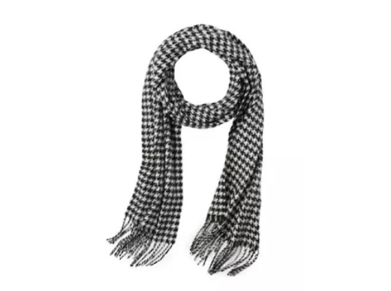 The Shirt Shop Houndstooth Scarf Practical Men's Multi