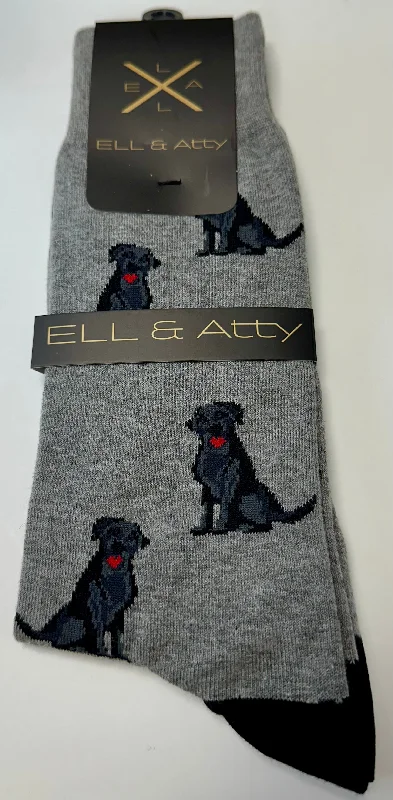 Ell & Atty Dress Socks - Black Labs Practical Men's Multi