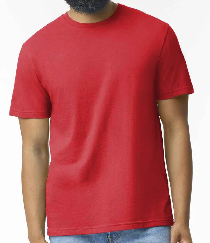 Gildan SoftStyle® CVC T-Shirt | Red Mist Stylish Men's Neon