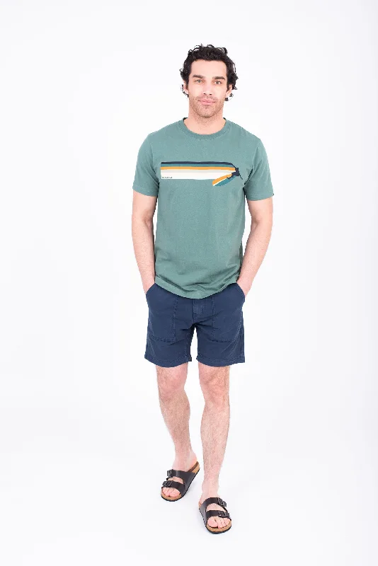 Navy Utility Shorts Sporty Men's Athleisure 