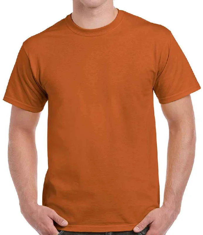 Gildan Ultra Cotton™ T-Shirt | Texas Orange Sophisticated Men's French