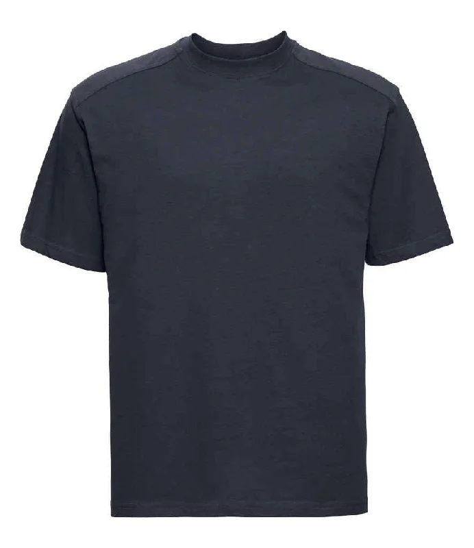 Russell Heavyweight T-Shirt | French Navy Dynamic Men's High