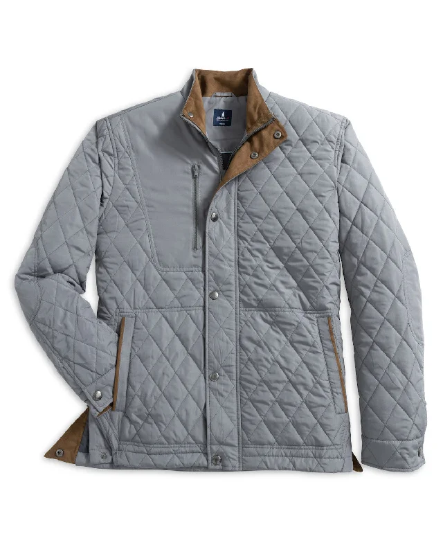 Johnnie-O Juno Quilted Snap Jacket (3 Colors) Streetwear Style