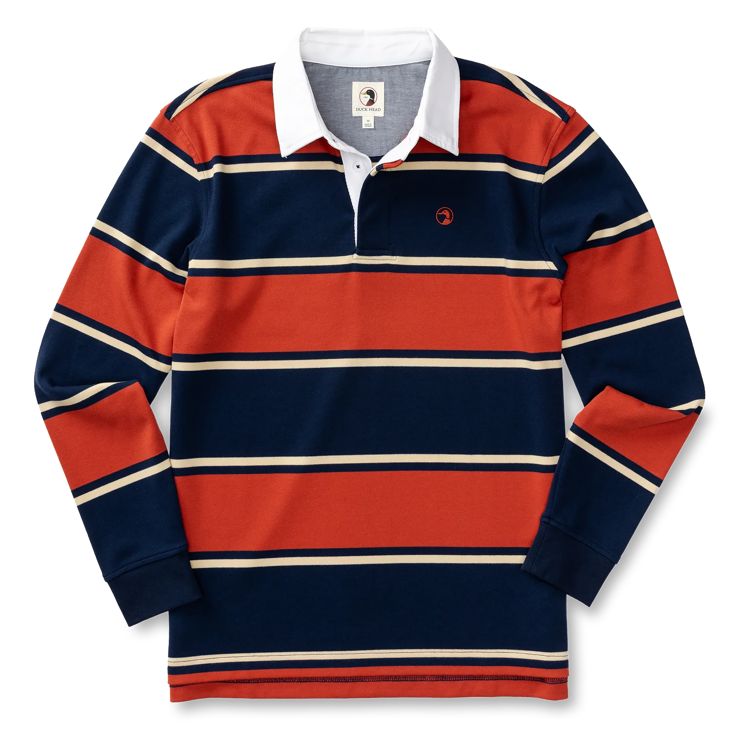 Duck Head Legacy Stripe Rugby Shirt Traditional Men's Wool