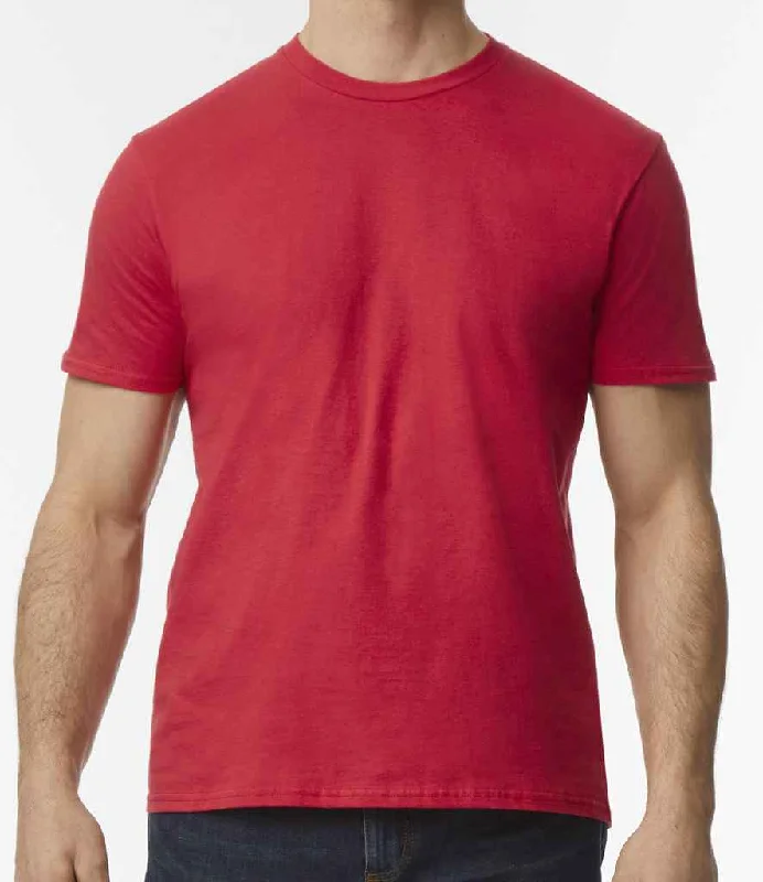 Gildan SoftStyle® EZ T-Shirt | True Red Dapper Men's Bow