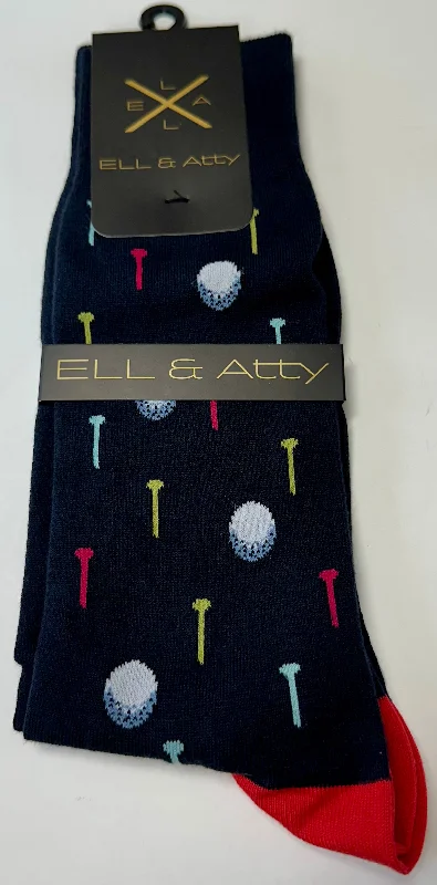 Ell & Atty Dress Socks - Golf Luxurious Men's High