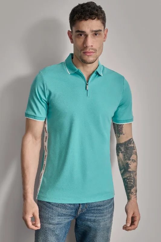 Quarter Zip Sport Polo Artistic Men's Hand