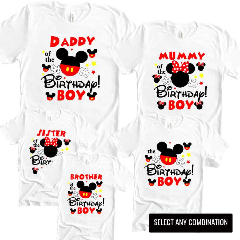 Birthday Boy Celebration Daddy/Mummy & Kid Matching Tees Traditional Men's Wool