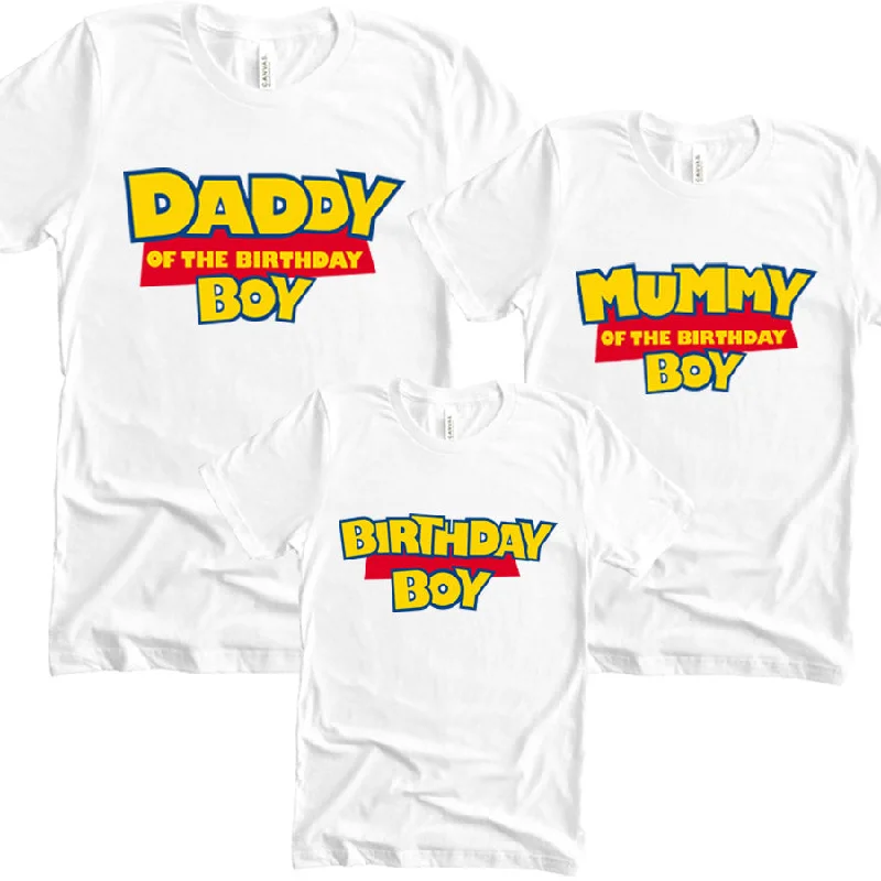 Toy Inspired Daddy/Mummy & Birthday Boy Matching Tees Bold Men's Animal