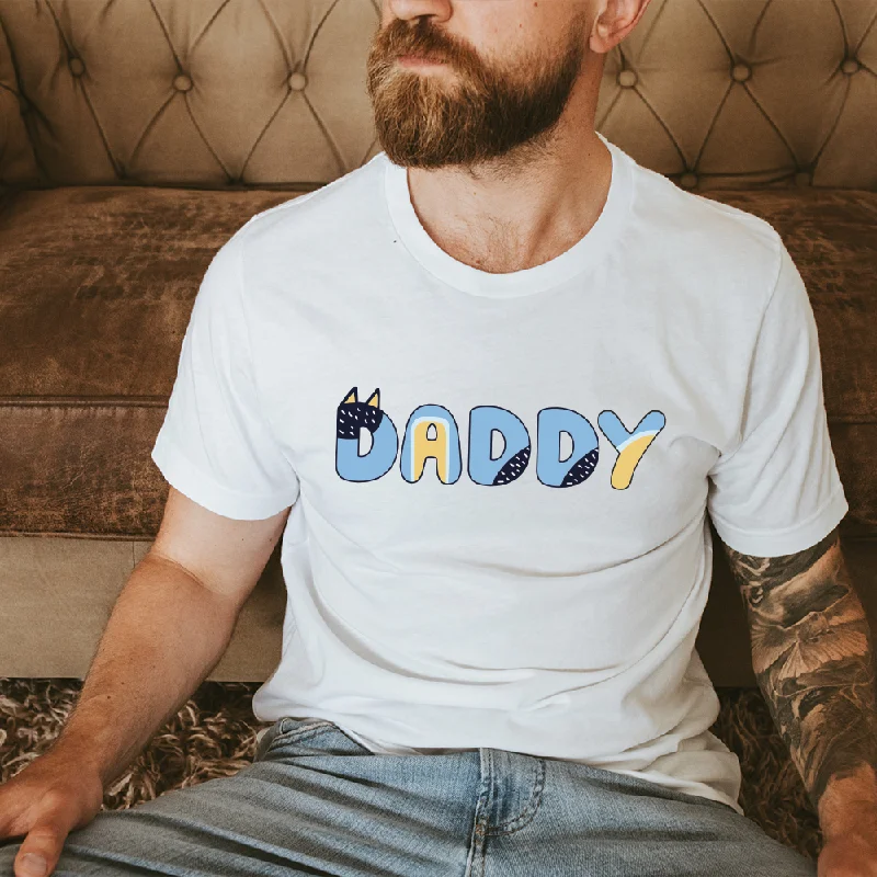 Puppy Dog - Daddy T-Shirt Cool Men's Distressed