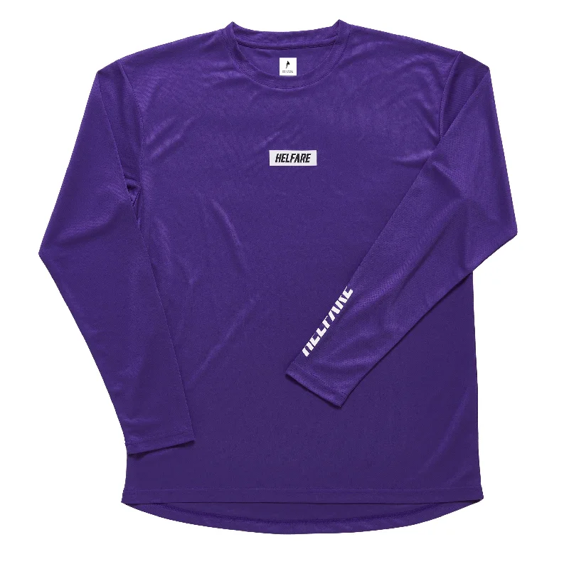 Cadence Long Sleeve Jersey | Purple Confident Men's High