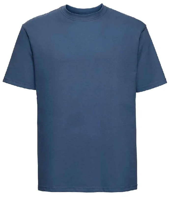 Russell Classic Ringspun T-Shirt | Indigo Blue Sporty Men's Tennis