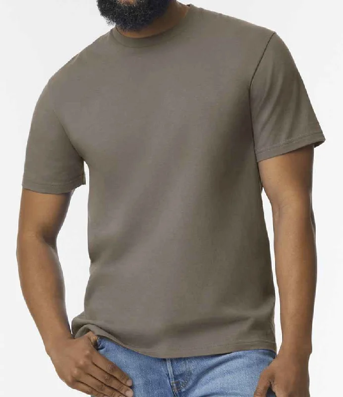 Gildan SoftStyle® Midweight T-Shirt | Brown Savana Laid