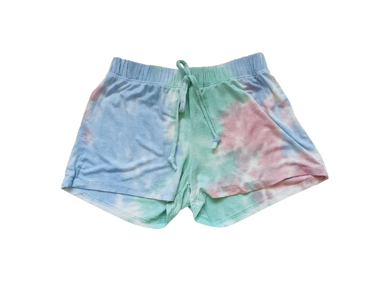 Girls Tween Tie Dye Shorts In Blue/green Stylish Men's Neon