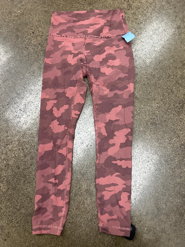 Athletic Leggings By Lululemon In Camouflage Print, Size: 6 Hip Men's Retro