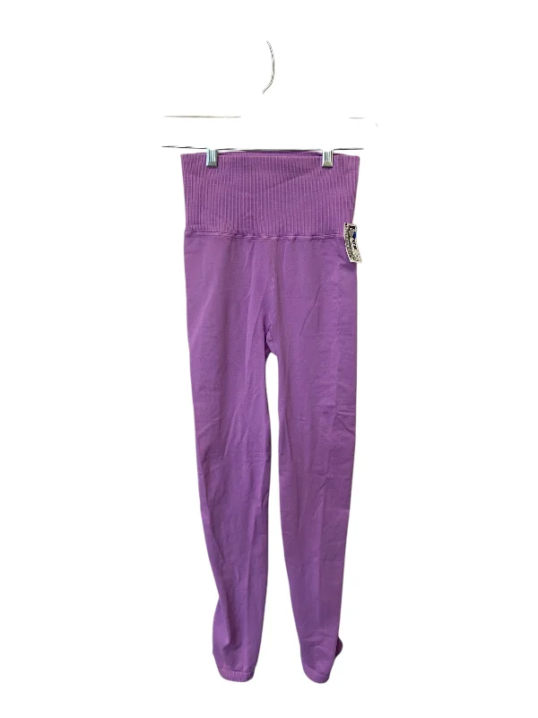 Athletic Leggings By Free People In Purple, Size: Xs Artistic Men's Avant