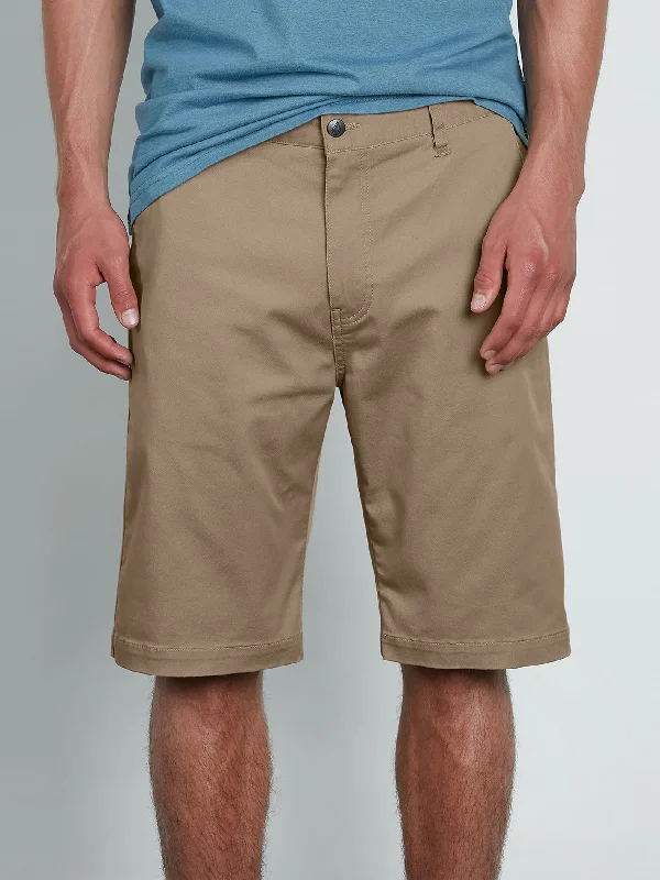 Vmonty Stretch Shorts - Khaki Relaxed Men's Beach