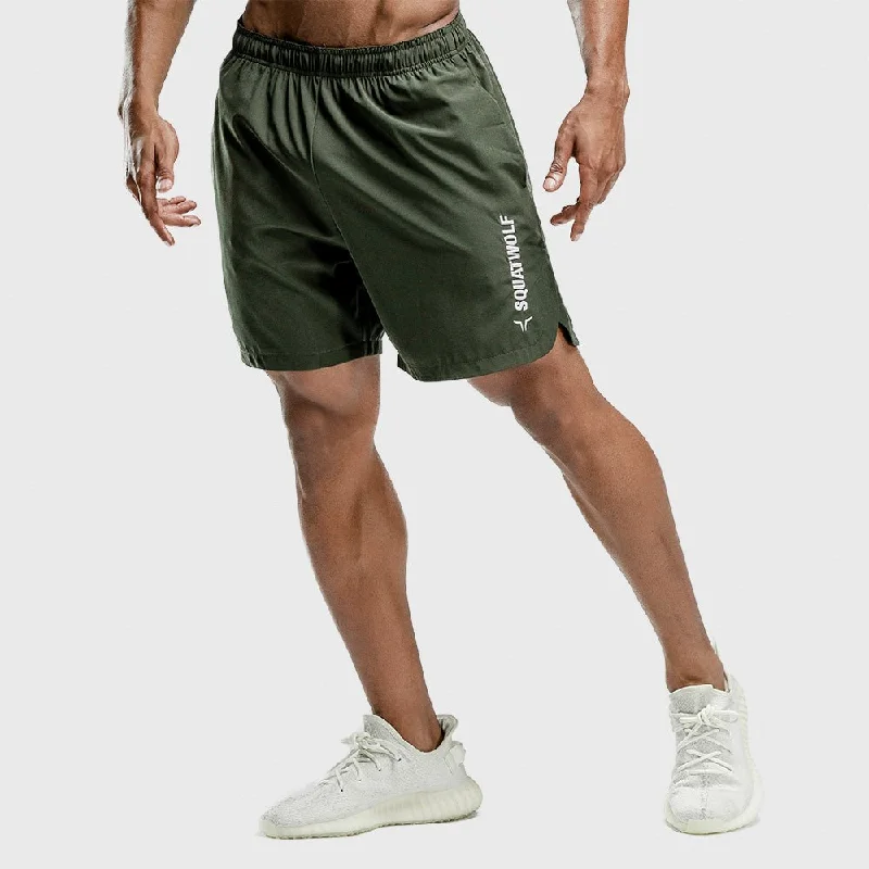 Warrior Shorts - Olive Artistic Men's Avant