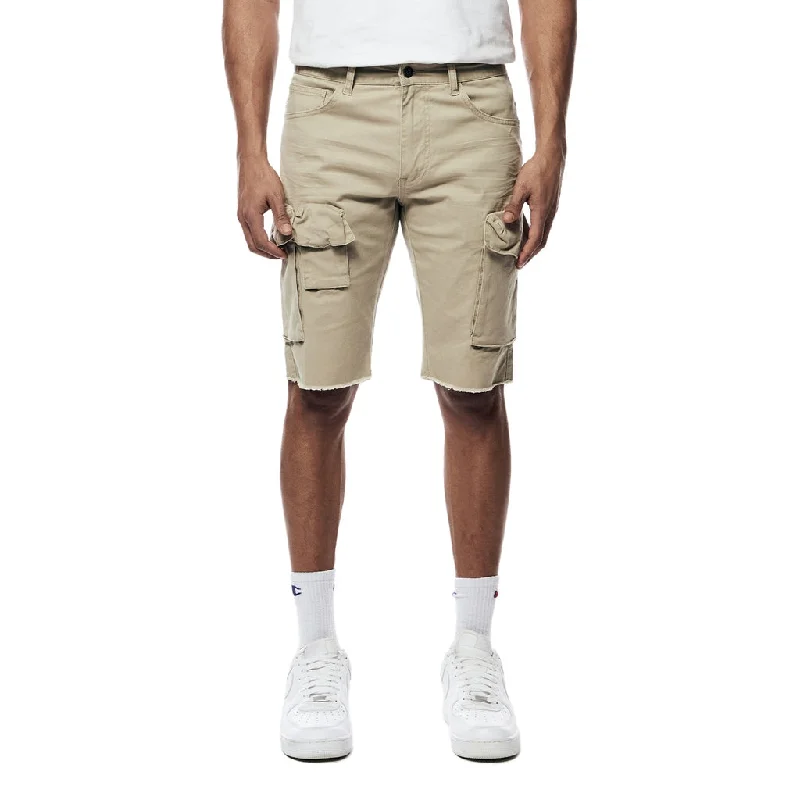 11" Slim Garment Washed Twill Cargo Shorts - Sand Tough Men's Tactical