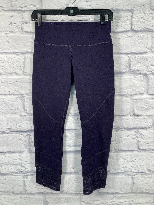 Athletic Leggings Capris By Lululemon In Purple, Size: S Practical Men's Multi