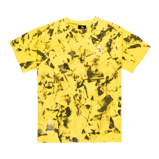 HAND-BRUSHED DYED OVER T-SHIRT MKS101_SR1999 Polished Men's Silk