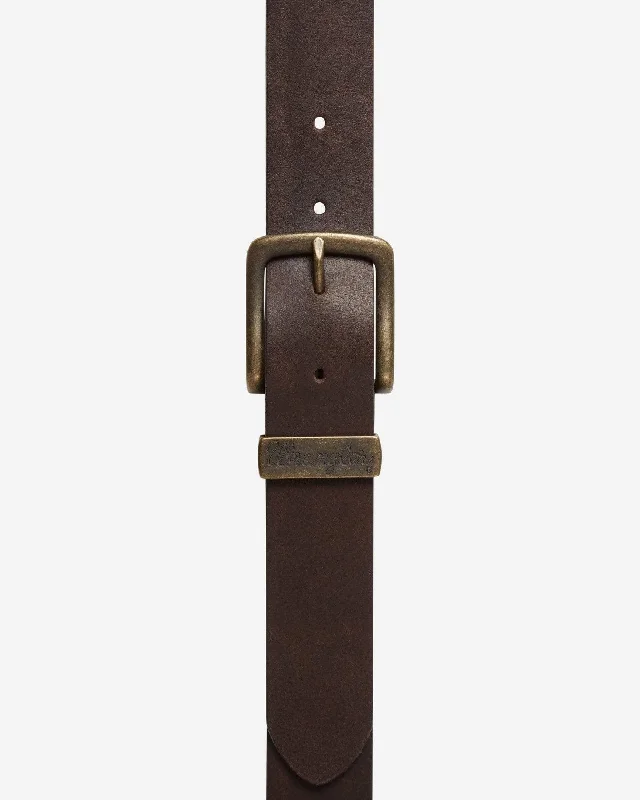 Wrangler Basic Metal Loop Belt - Brown Sporty Men's Athleisure 