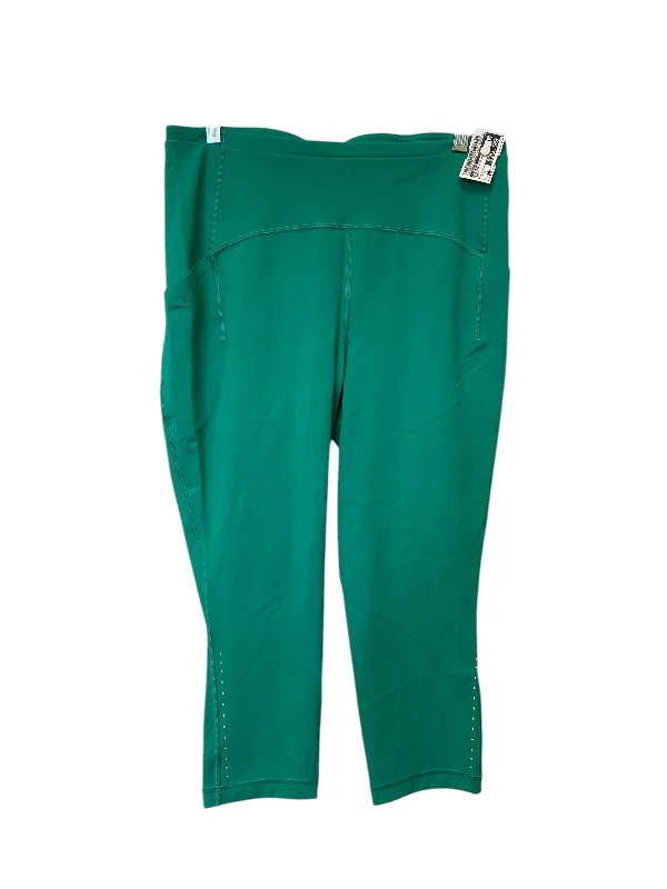 Athletic Leggings By Lululemon In Green, Size: 12 Cclassic Men's Tweed